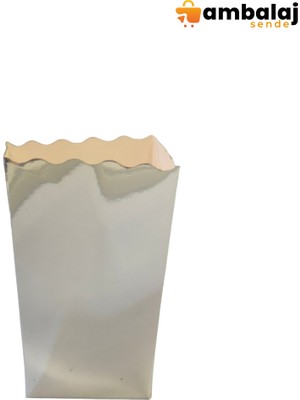 AmbalajSende Gümüş Mısır Kutusu - 8ADET