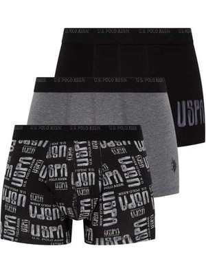 U.S. Polo Assn. Ekonomik Paket 3'lü Erkek Boxer