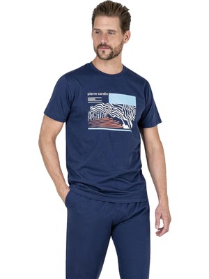 Pierre Cardin %100 Pamuklu Yazlık Erkek Pijama Takım, Ceplidir