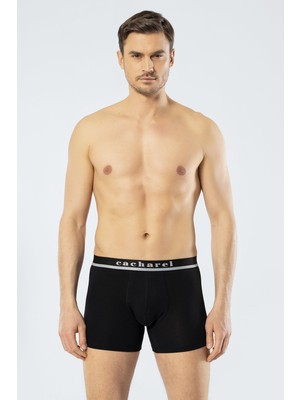 Kemeri Cacharel Yazılı Erkek Boxer, %95 Pamuk %5 Likralı Erkek Boxer