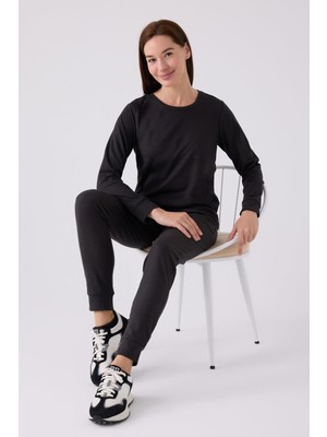 Pierre Cardin Kadın Comfort Kumaş Uzun Kol Pijama Takım