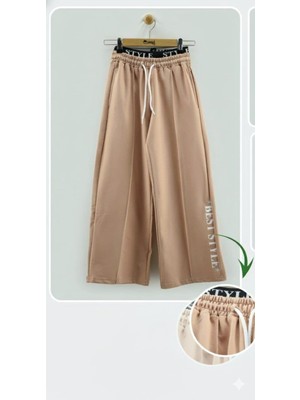 Mışıl Kız Çocuk Somon Geniş Paça Eşofman Altı – Rahat KALIP-7365