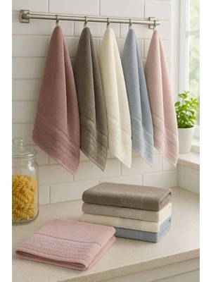 Mira Home 6 Parça Mutfak Havlusu Seti &AMP;#37;100 Pamuklu Zahter