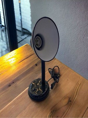 Feyza Design Şık Siyah Masa Lambası, Komodin ve Çalışma Alanınıza Zarif Dokunuş