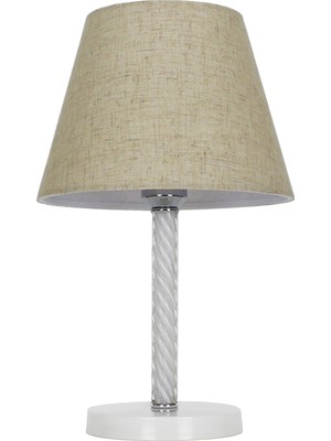 Feyza Design Şık Beyaz Ayaklı Komodin ile Zarif Aydınlatma Huzur Veren Atmosfer