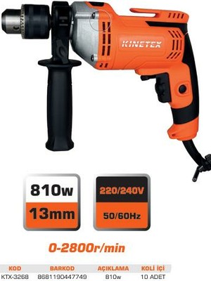 Kinetex 810 Watt Matkap