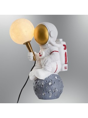 Feyza Design Farklı Tasarımlı Astronot Masa Lambası ile Şıklık ve Işlevsellik