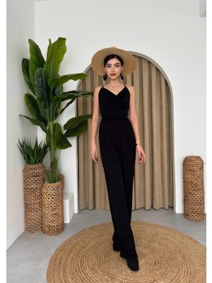 Livizmir Moda Darcy Sırt Dekolteli Tulum