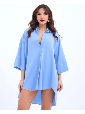 Livizmir Moda 4328 Gömlek-Mavi