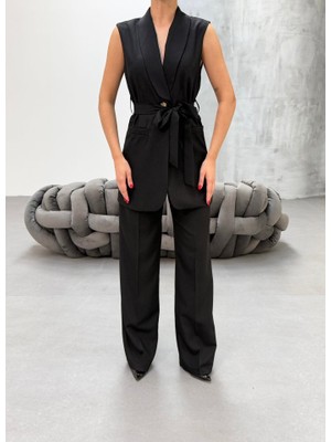 Livizmir Moda Cura Yelek Pantolon Iki̇li̇ Takim