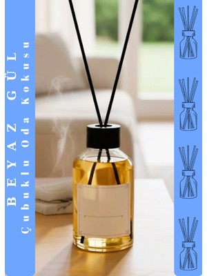 JUNIBELIW JUNİBELİW 1 Adet Banyo Kokusu Dolap Kokusu Oda Kokusu Koku Giderici  Beyaz Gül 50 ml