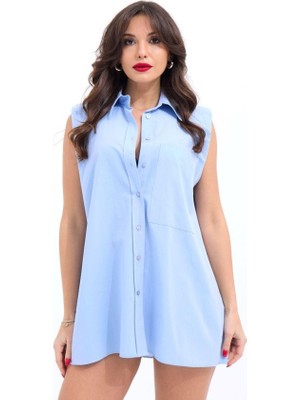 Livizmir Moda 5210 Gömlek-Mavi