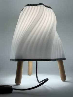 Feyza Design Modern Samanyolu Temalı Abajur, Şık ve Zarif Tasarım, Evinize Renk Katın