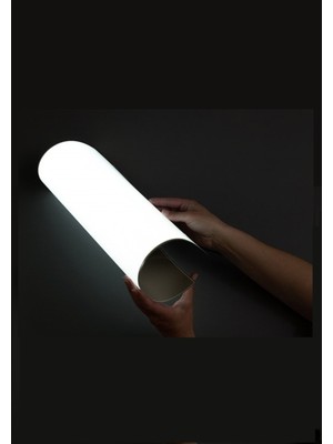 Feyza Design Esnek A4 El Panel, Beyaz Neon Fosforlu, Ince ve Kesilebilir Arka Panel