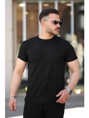 Etiler Collection Erkek Mini Jakarlı Kısa Kollu T-Shirt