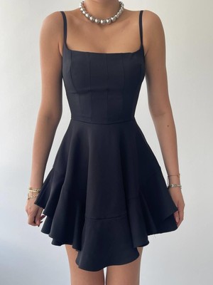 Livizmir Moda Common Ip Askılı Elbise