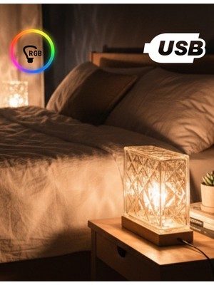 Feyza Design Rahatlatıcı Dekoratif Abajur, Ortamınıza Şıklık Katacaktır