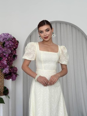 Livizmir Moda Lına Midi Elbise