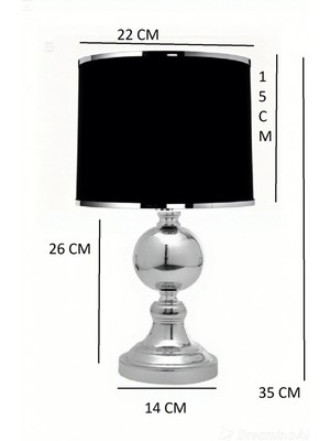 Feyza Design Yashtari Aydınlatma Masa Abajuru ve Gece Lambası Için Şık Tasarım