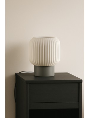 Feyza Design Şık ve Modern Dekoratif Abajur, Yatak Odası, Salon ve Ofis Için Aydınlatma