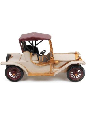 Feyza Design Şık Metal Araba Biblo, Ev ve Ofis Dekorasyonu Için Zarif Süs Parçası