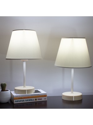 Feyza Design Modern Ayaklı Abajur Seti, Şık ve Kullanışlı Tasarım