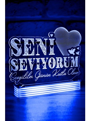 Feyza Design 3D Işık Hediye, Sevgi Dolu Anlar Için Mükemmel Seçim