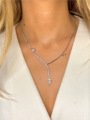 Youes Jewelry 316L Çelik Y Kolye Kadın Kolye