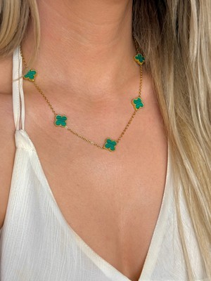 Youes Jewelry 316L Çelik Kadın Kolye Çift Taraflı Kolye Kadın Erkek Unisex