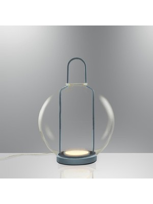 Feyza Design Şık 16 Krater Masa Lambası 1ml Gri, Modern ve Şık Tasarım