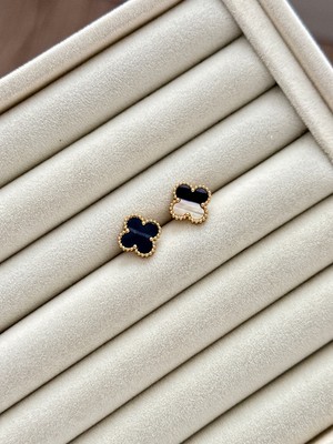 Youes Jewelry 316L Çelik Sedefli Hologramlı Küpe Kadın Küpe