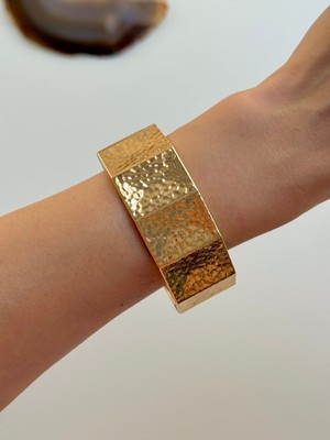 Youes Jewelry 316L Çelik Kalın Kelepçe Bilezik Kadın Bileklik