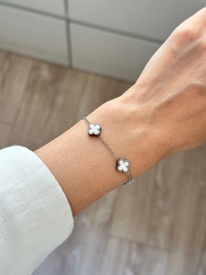 Youes Jewelry 316L Çelik Mini Bileklik Kadın Erkek Unisex Çift Taraflı Bileklik