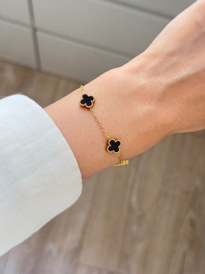 Youes Jewelry 316L Çelik Mini Bileklik Kadın Erkek Unisex Çift Taraflı Bileklik