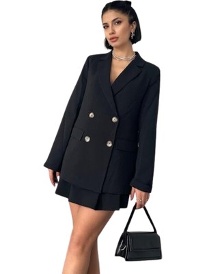 Tbl Dekor Blazer Ceket - Si̇yah