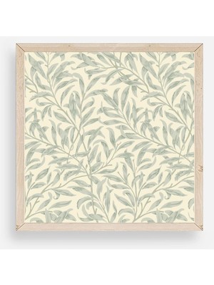 Yaprak Ahşap Çerçeveli Tablo