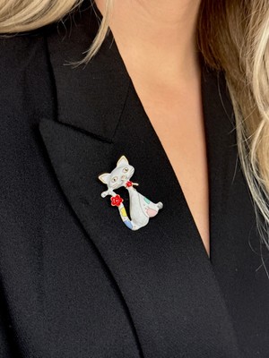 Youes Jewelry Çelik Broş Kadın Erkek Unisex