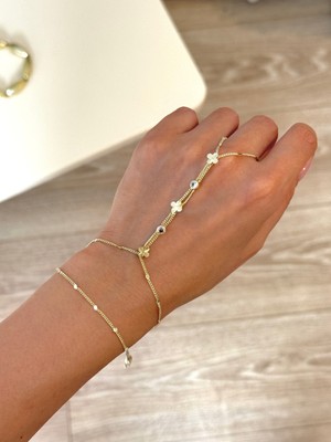 Youes Jewelry 14K Renk Çelik Şahmeran Gold Kadın Şahmeran