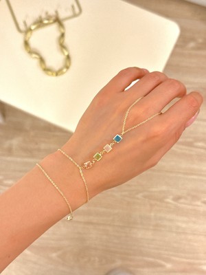 Youes Jewelry 14K Renk Çelik Şahmeran Gold Kadın Şahmeran