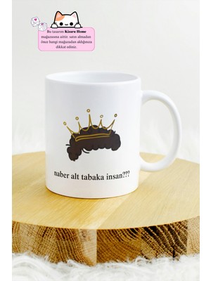 Prens Replik Baskılı Kupa Bardak - Naber Alt Tabaka Insan???
