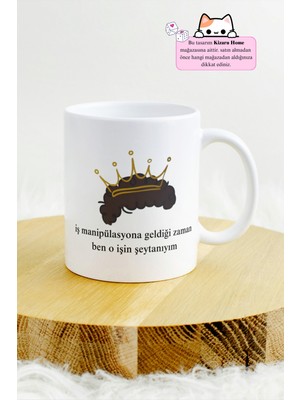 Prens Replik Baskılı Kupa Bardak - Iş Manipülasyona Geldiği Zaman Ben O Işin Şeytanıyım