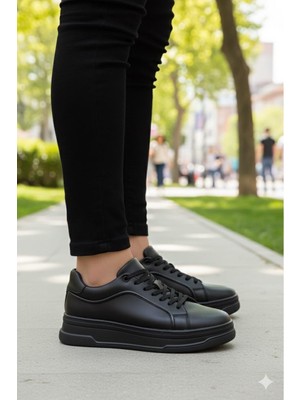 Tiggo Sneaker Yüksek Tabanlı Ortapedik Yumuşak Rahat Spor Ayakkabı