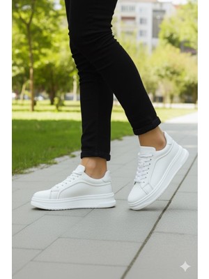Tiggo Sneaker Yüksek Tabanlı Ortapedik Yumuşak Rahat Spor Ayakkabı