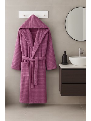 Sternen Glanz Doğa Kapşonlu Unisex Bornoz