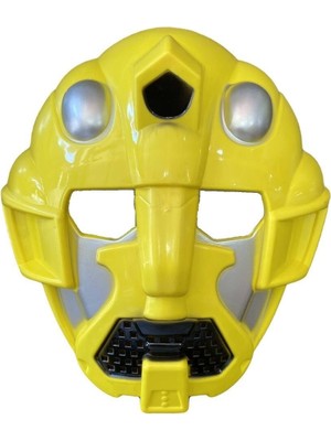 Feyza Design Transformers Bumblebee Karakter Maskesi, Eğlenceli ve Çocuklar Için Uygun