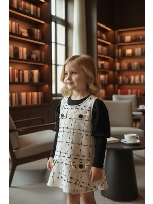 Kız Çocuk Badili Elbise Rahat Kumaş Jile