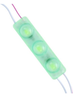 Starseven 12 Volt 1.5 Watt Yeşil Yanıp Sönen Tek Renk 2835 69 x 16 mm IP65 160 – 180 Lümen