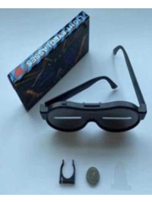 Feyza Design Renkli LED Işıklı Pilli Parti Gözlüğü Kablosuz Yılbaşı ve Düğün Eğlencesi