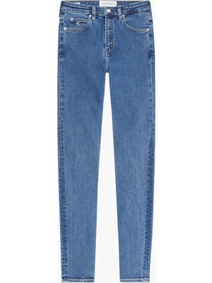 Calvin Klein Kadın Mavi Calvin Klein Hıgh Rıse Skınny Kadın Mavi Kot Pantolon