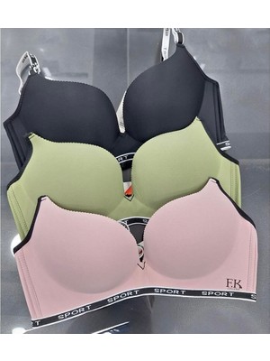 F.k Dolgulu Balensiz Lazer Kesim B Cup Sütyen 3 adet